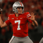 Julian Sayin throws touchdown for Ohio State Buckeyes in Penn State vs Ohio State football game