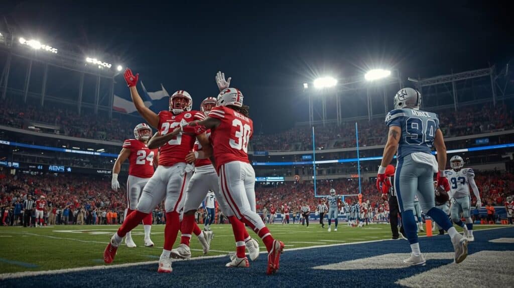 ardinals vs Cowboys – Arizona Cardinals celebrate win over Dallas Cowboys in Dallas
