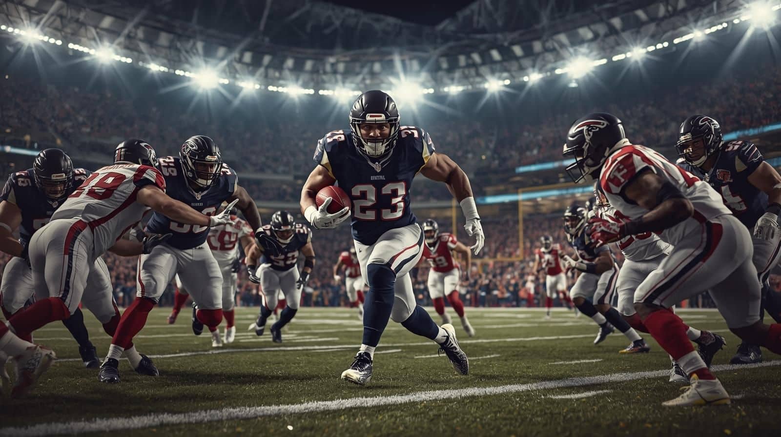 Falcons vs Colts game – Jonathan Taylor rushes for touchdown in Berlin