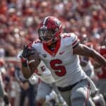 Georgia vs MS State live college football action