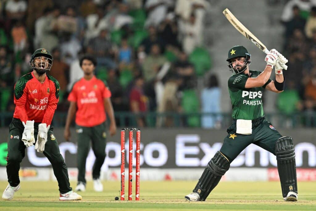 Pakistan vs Bangladesh international cricket match action